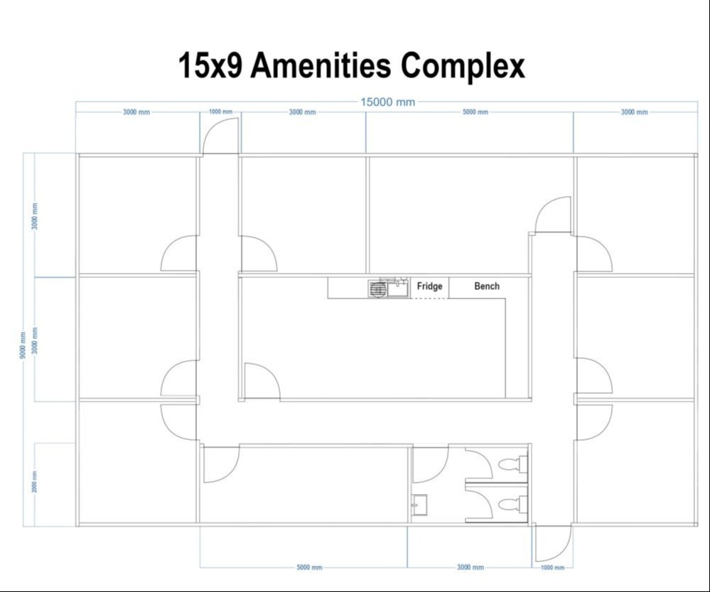 15x9 amenities complex